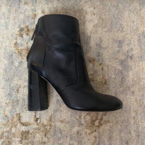 French Connection Capella Leather bootie heel